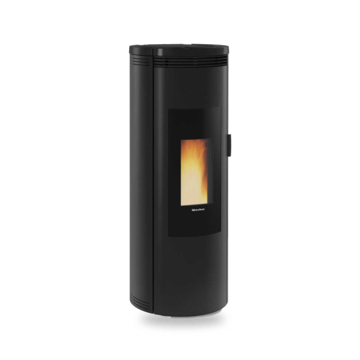 Extraflame Amika Pelletofen in Stahl Schwarz