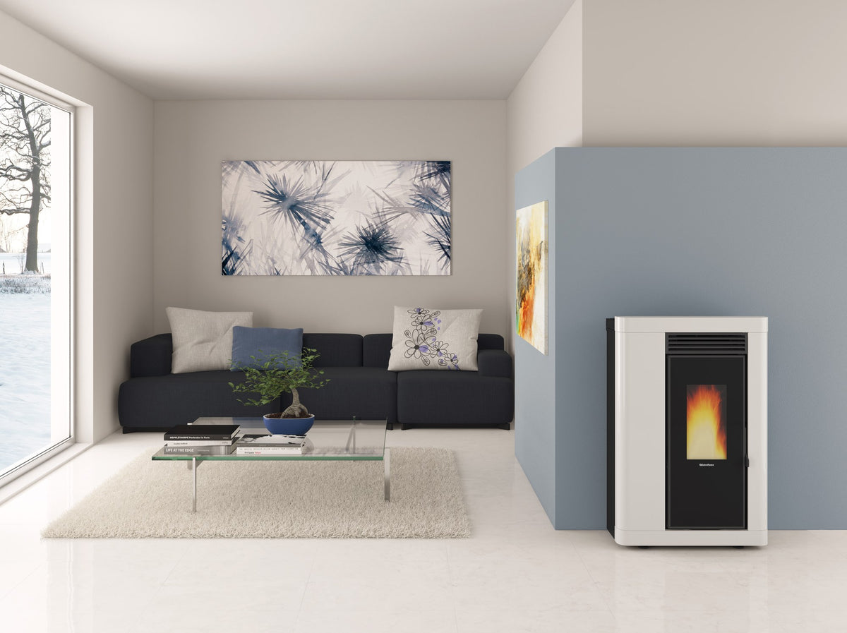 Extraflame Annabella AD Evo Pelletofen im Wohnraum