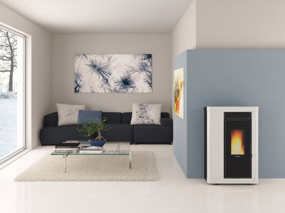 Extraflame Annabella AD Evo Pelletofen im Wohnraum
