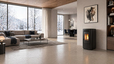 Extraflame Ketty 5.0 Pelletofen im Wohnraum