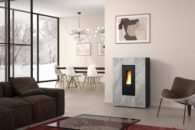 Extraflame Marilena Plus AD Pelletofen im Wohnraum