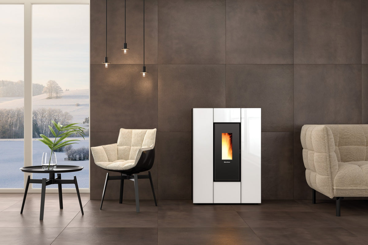 Extraflame Marilena Plus AD Pelletofen im Wohnraum, Bild 2