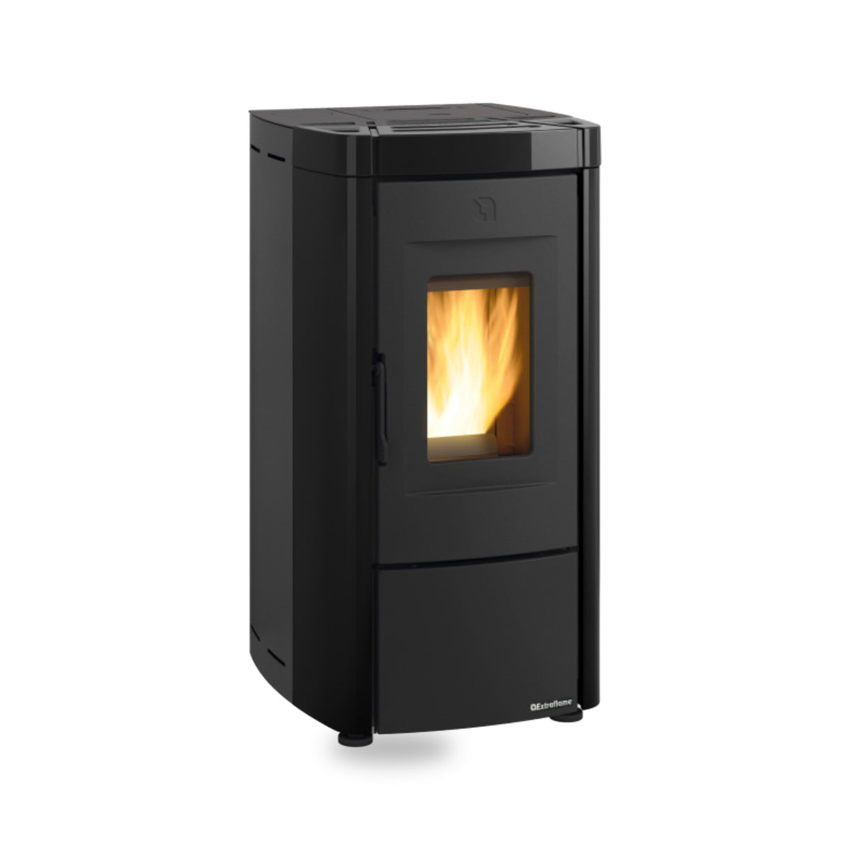 Extraflame Moira Evo Pelletofen in Schwarz