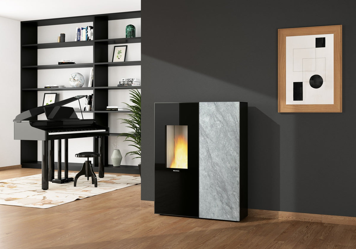 Extraflame Sharon Plus Pelletofen im Wohnraum, Bild 2