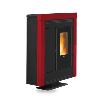 Extraflame Souvenir Plus 5.0 Pelletofen in Stahl Bordeaux