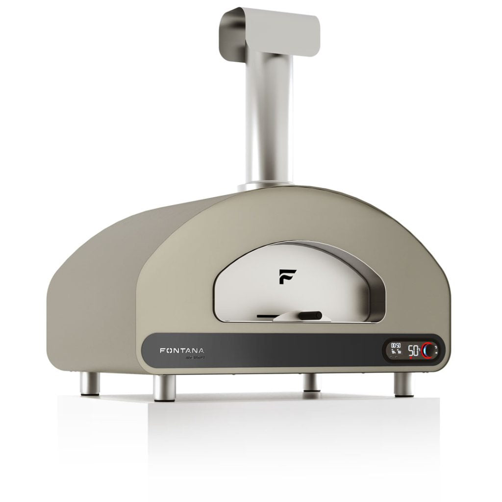 Fontana Volta 90x50 Pizzaofen Hybrid grau