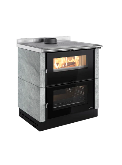 Nordica Verona XXL Holzherd/Backofen Bordeaux
