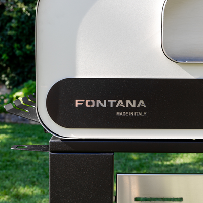 Fontana Volta 90x50 Pizzaofen Hybrid grau