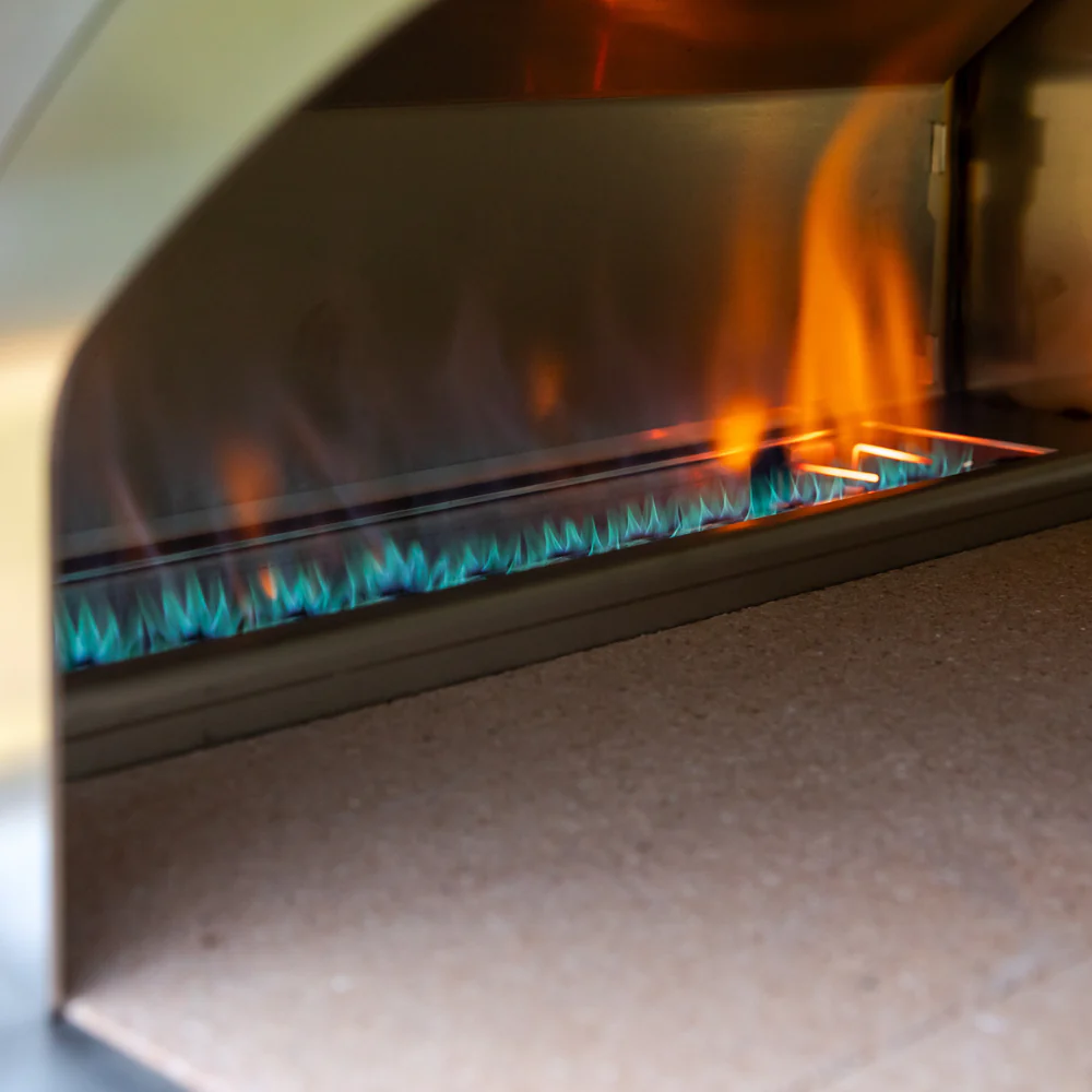 Fontana Volta 90x50 Pizzaofen Hybrid grau