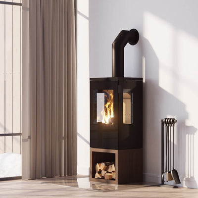 Cera Galileo mit Sockel schwarz, Front offen