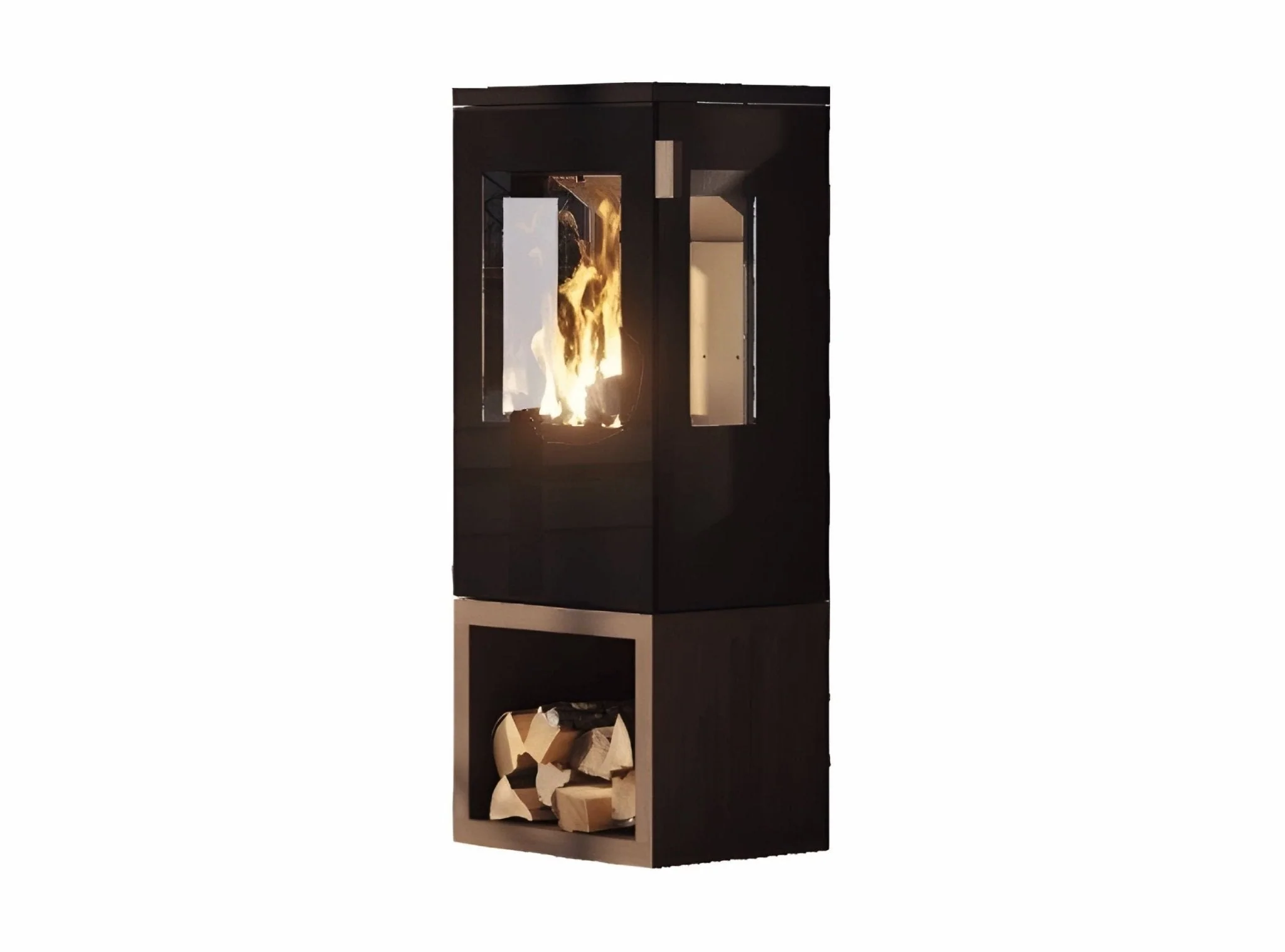 Cera Galileo mit Sockel schwarz, Front offen