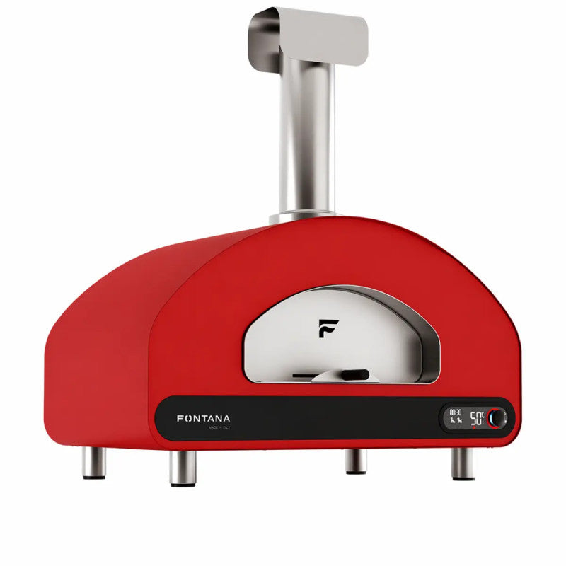 Fontana Volta 90x50 Pizzaofen Hybrid grau