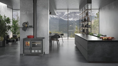 La Nordica Gardenia XXL Holzherd im Wohnraum