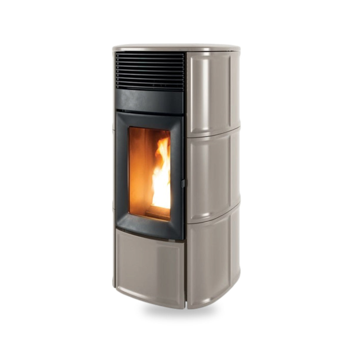 MCZ Suite Hydro Matic 18, wasserführender Pelletofen, Warm Grey ceramic 113