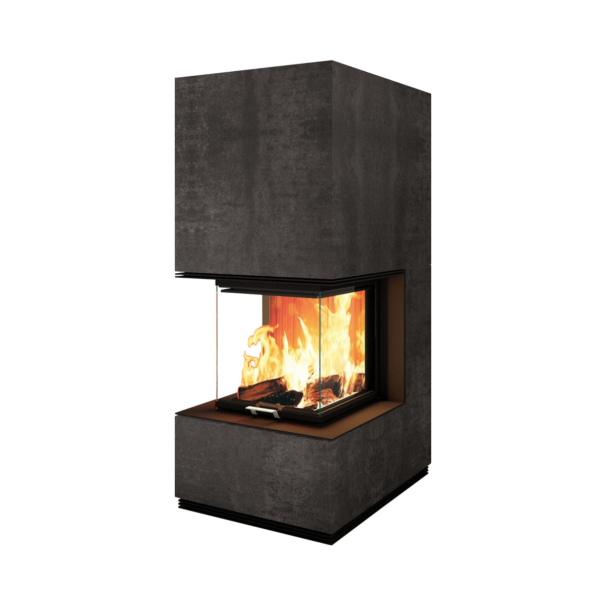 monolith Modul U1 Iron Grey, Cheminée-Einsatz, Bild