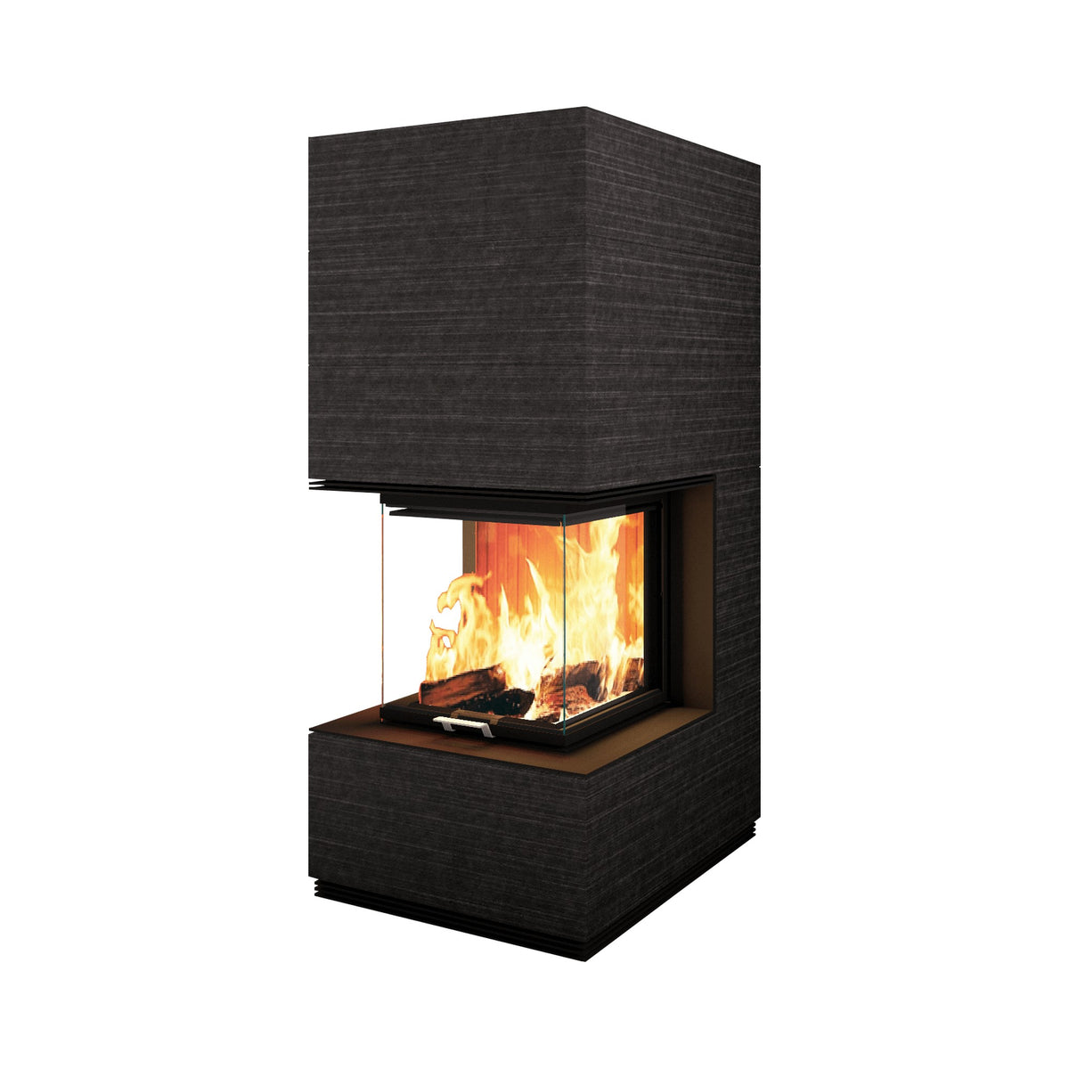 monolith Modul U1 Nero Ferrara, Cheminée-Einsatz, Bild