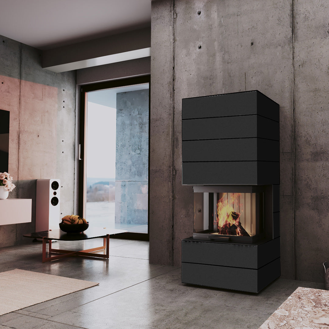 neocube Kaminofen P30 Black & White