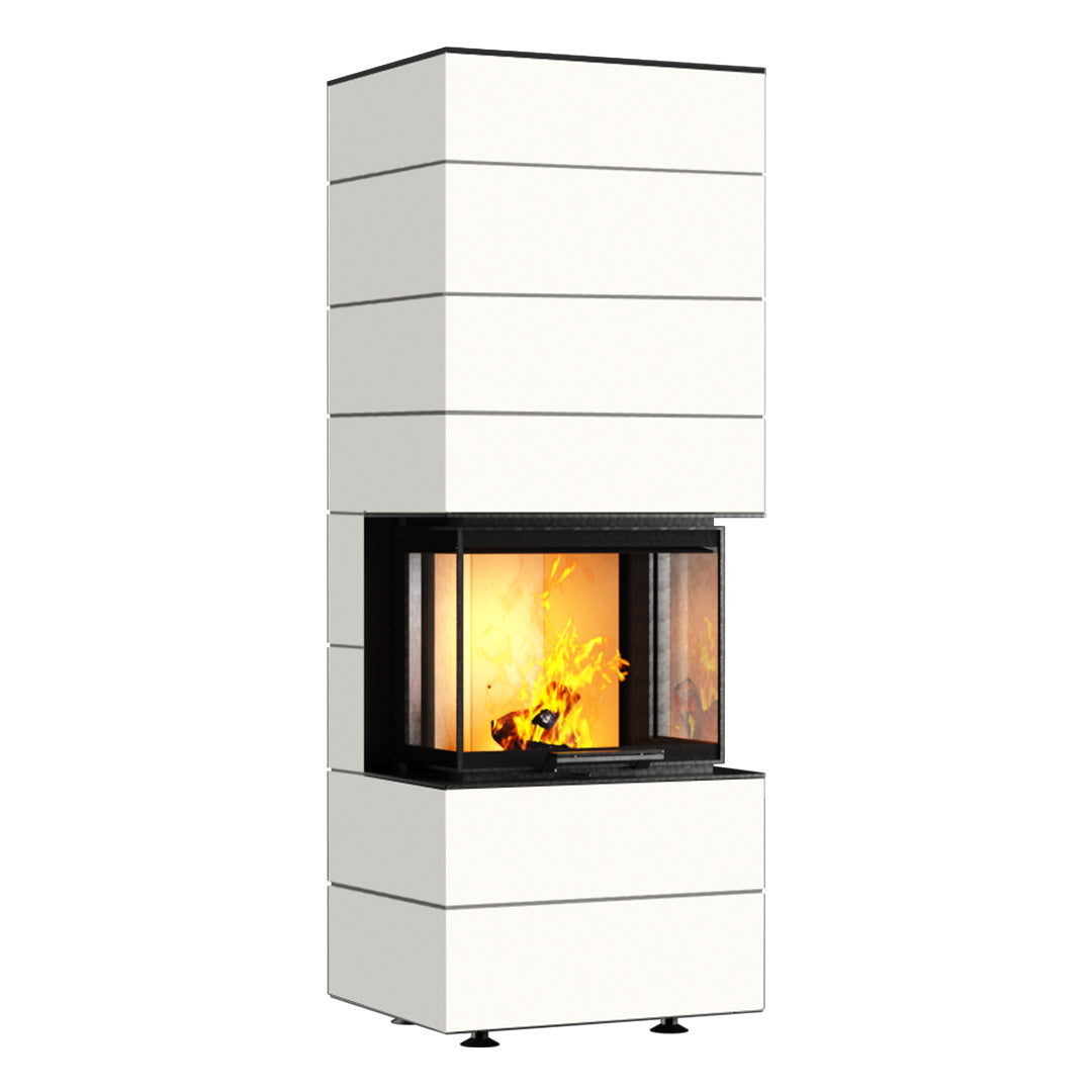 neocube Kaminofen P10 black & white