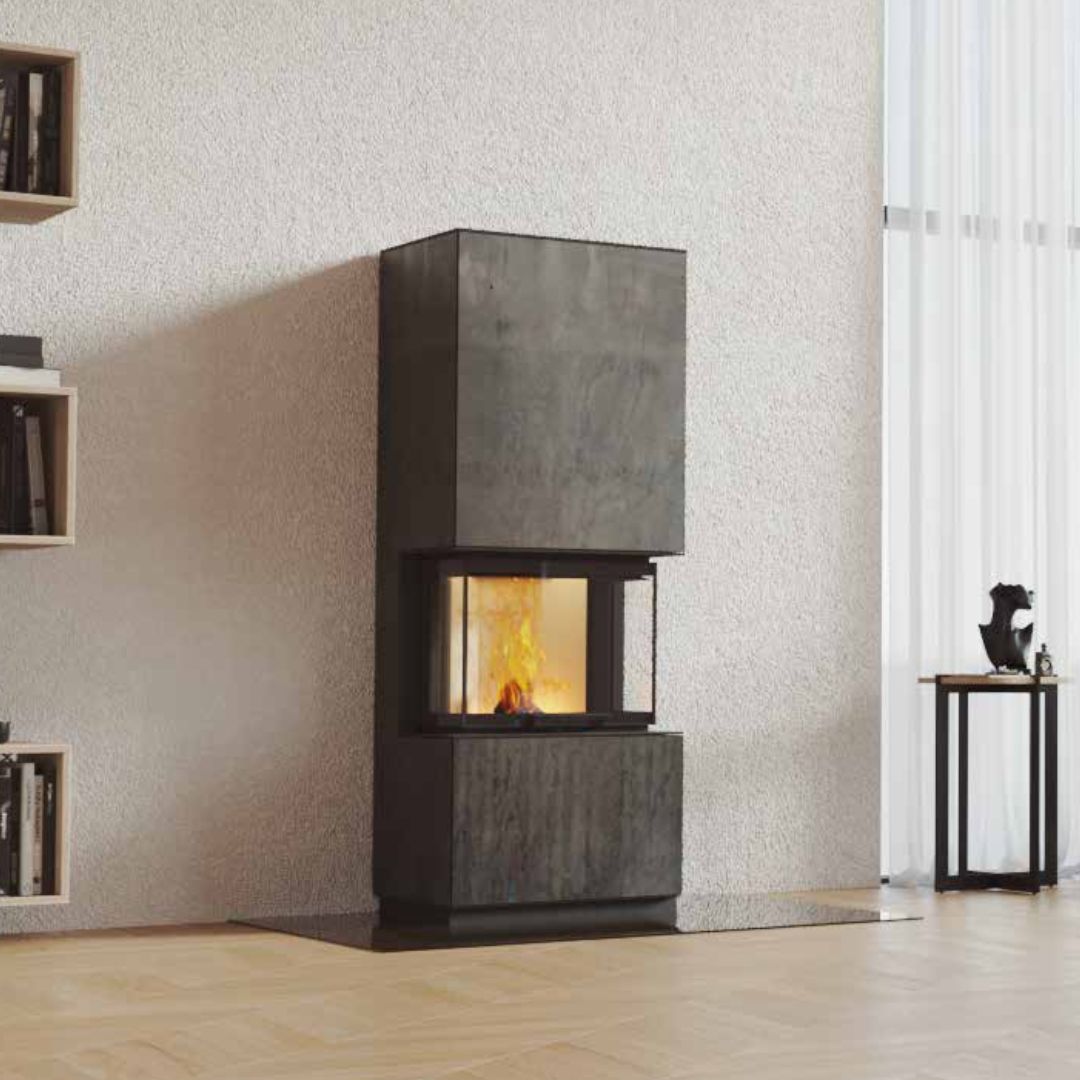 neocube Kaminofen P10 steel edition