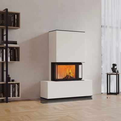 Neocube P21 FLR - Keramik Oberteil Beton, Unterteil La Boheme, Feel Free, Bank mittig