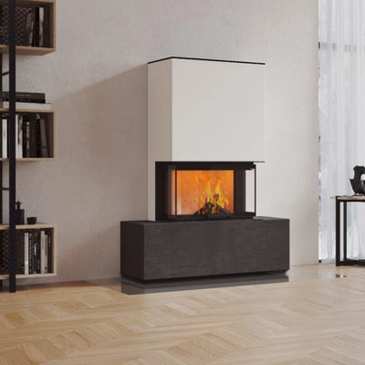 Neocube P21 FLR - Keramik Oberteil Beton, Unterteil La Boheme, Feel Free, Bank mittig