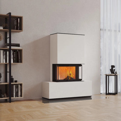 Neocube P21 FLR - Keramik Oberteil Beton, Unterteil La Boheme, Feel Free, Bank mittig