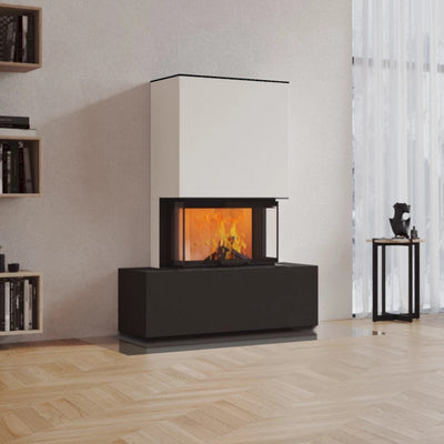 Neocube P21 FLR - Keramik Oberteil Beton, Unterteil La Boheme, Feel Free, Bank mittig