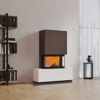 Neocube P21 FLR - Keramik Oberteil Beton, Unterteil La Boheme, Feel Free, Bank mittig