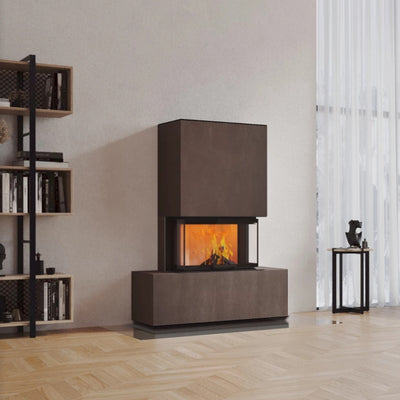 Neocube P21 FLR - Keramik Oberteil Beton, Unterteil La Boheme, Feel Free, Bank mittig