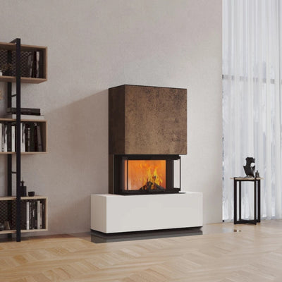 Neocube P21 FLR - Keramik Oberteil Beton, Unterteil La Boheme, Feel Free, Bank mittig