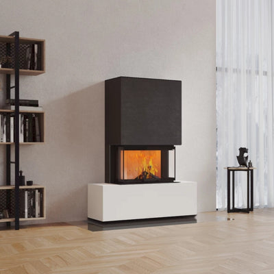 Neocube P21 FLR - Keramik Oberteil Beton, Unterteil La Boheme, Feel Free, Bank mittig
