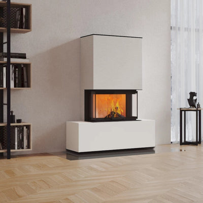 Neocube P21 FLR - Keramik Oberteil Beton, Unterteil La Boheme, Feel Free, Bank mittig