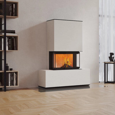 Neocube P21 FLR - Keramik Oberteil Beton, Unterteil La Boheme, Feel Free, Bank mittig
