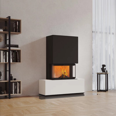 Neocube P21 FLR - Keramik Oberteil Beton, Unterteil La Boheme, Feel Free, Bank mittig