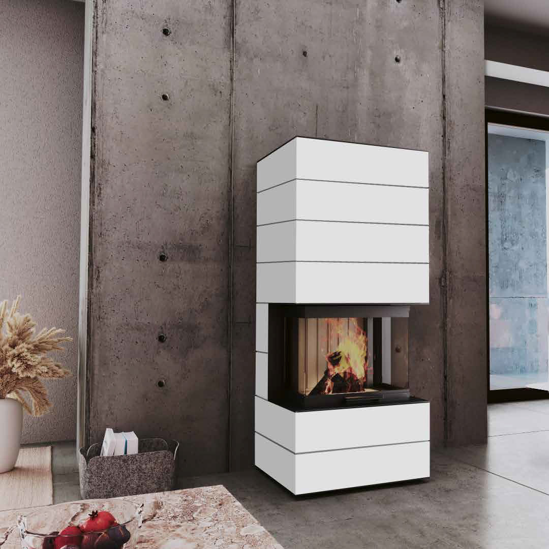 neocube Kaminofen P30 Black & White