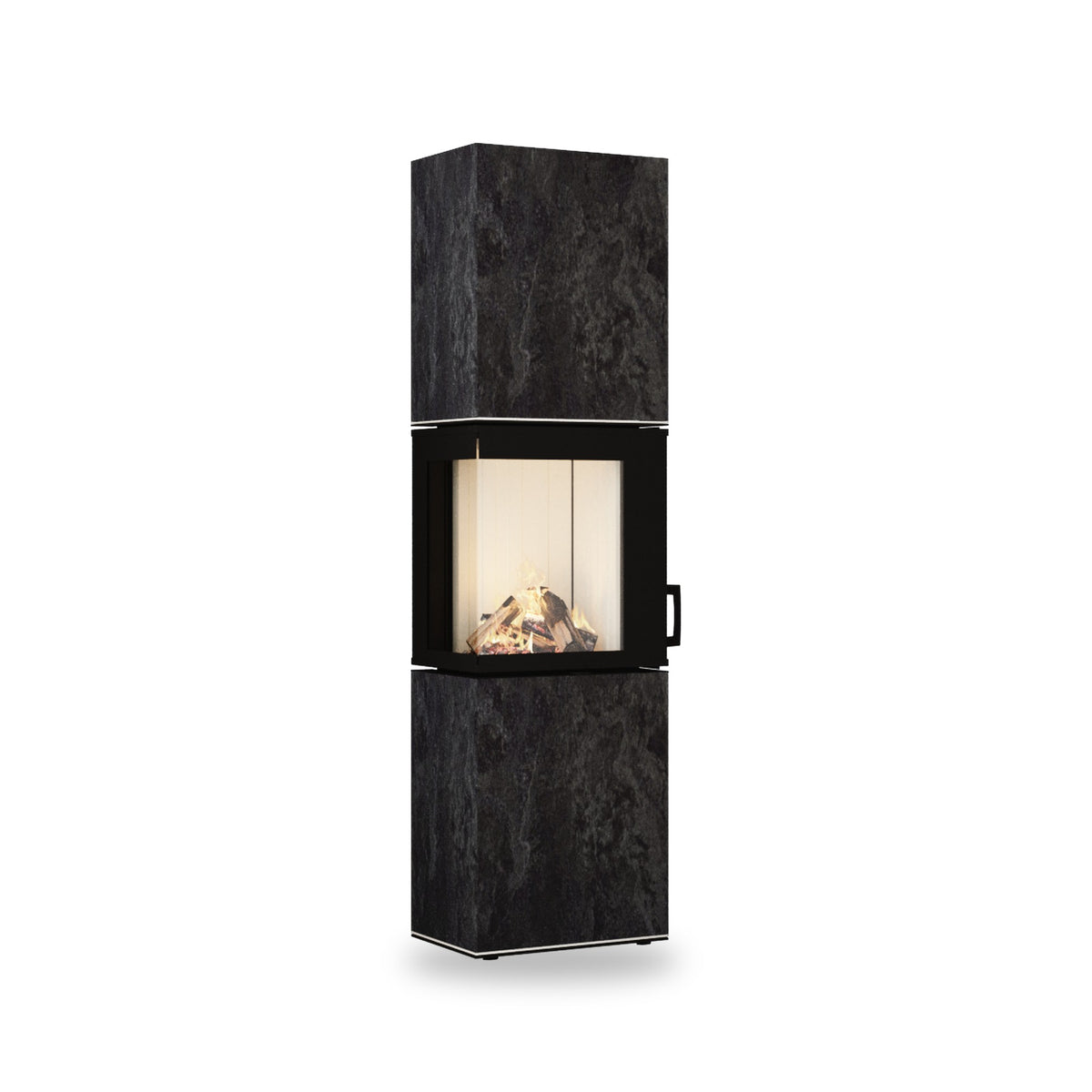 Neocube S10 XL Schwedenofen, Keramik Krater