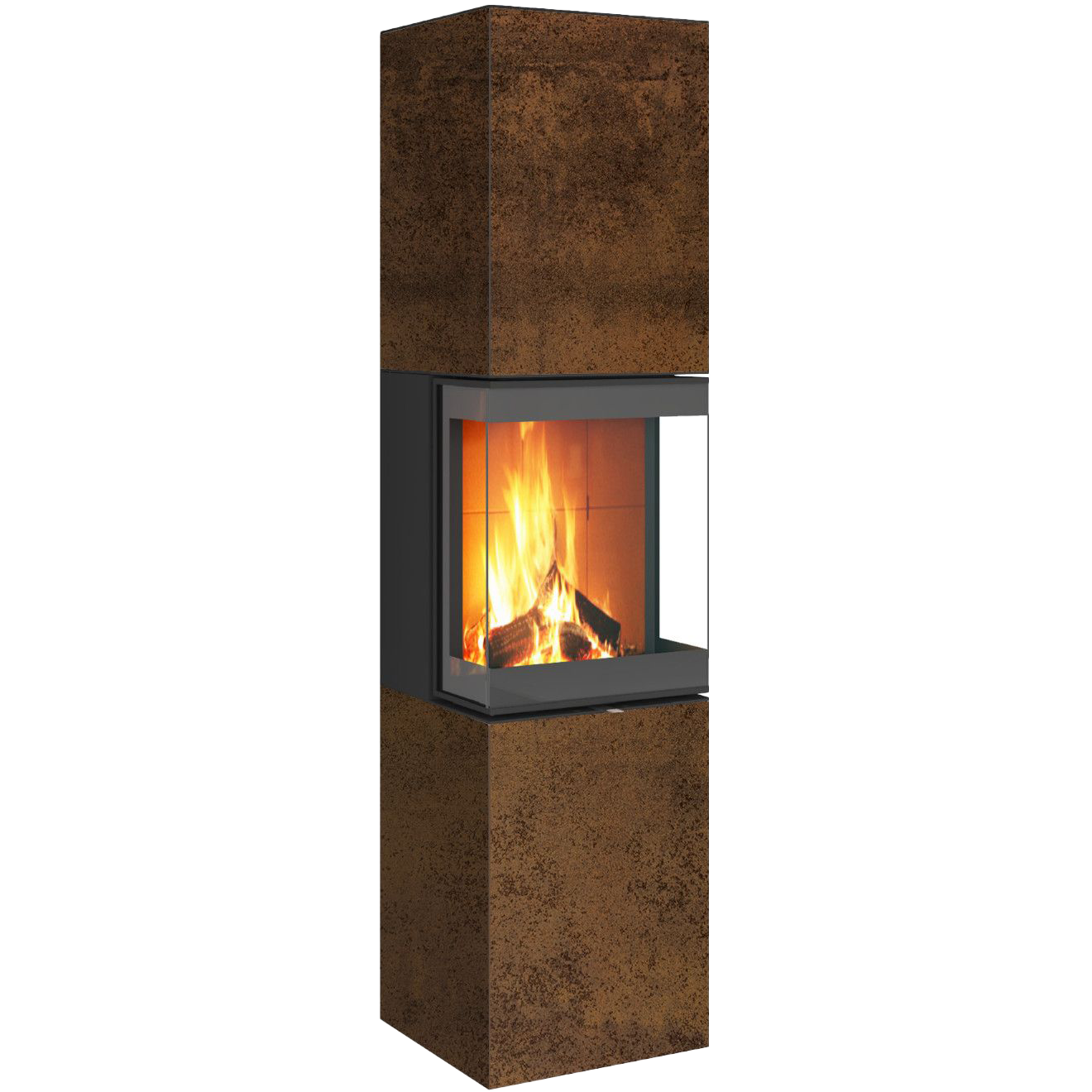 Neocube S30 XL - Keramik Oberteil und Unterteil Glaskeramik white, inkl. Tisch Würfel