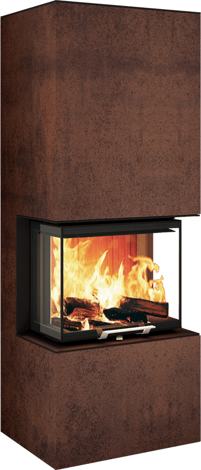 Neocube P10 FLR - Keramik Nero Zimbabwe U.Iron Corten