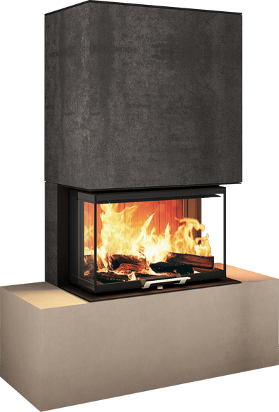 Neocube P21 FLR - Keramik Oberteil Beton, Unterteil La Boheme, Feel Free, Bank mittig