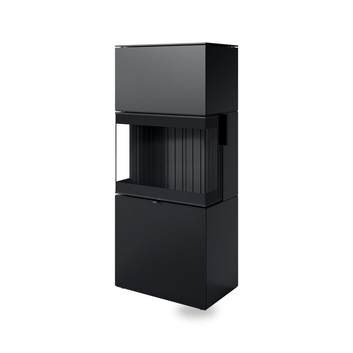 Spartherm Largo S, Schwedenofen, Steel, Nero