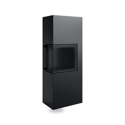 Spartherm Lungo 2L/2R, Schwedenofen, links (2L), Nero