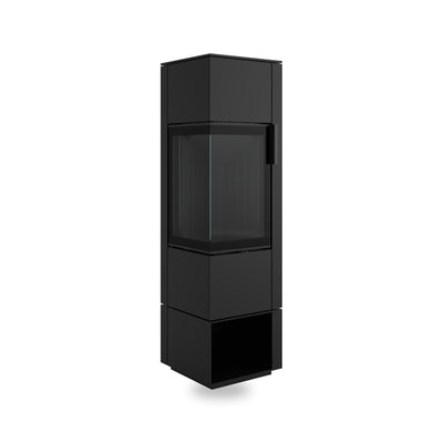 Spartherm Piko S, Schwedenofen, Steel, Black Edition