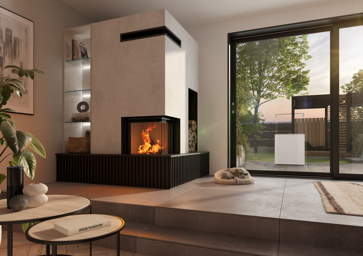 Spartherm Premium V-2L/2R-55h, Cheminée-Einsatz, Raumbild