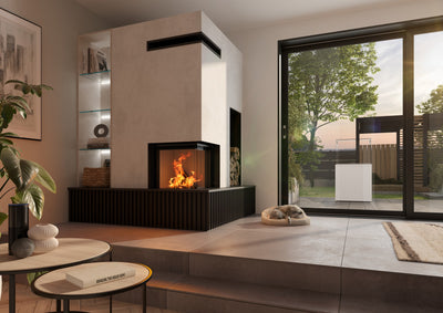 Spartherm Premium V-2L/2R-55h, Cheminée-Einsatz, Raumbild