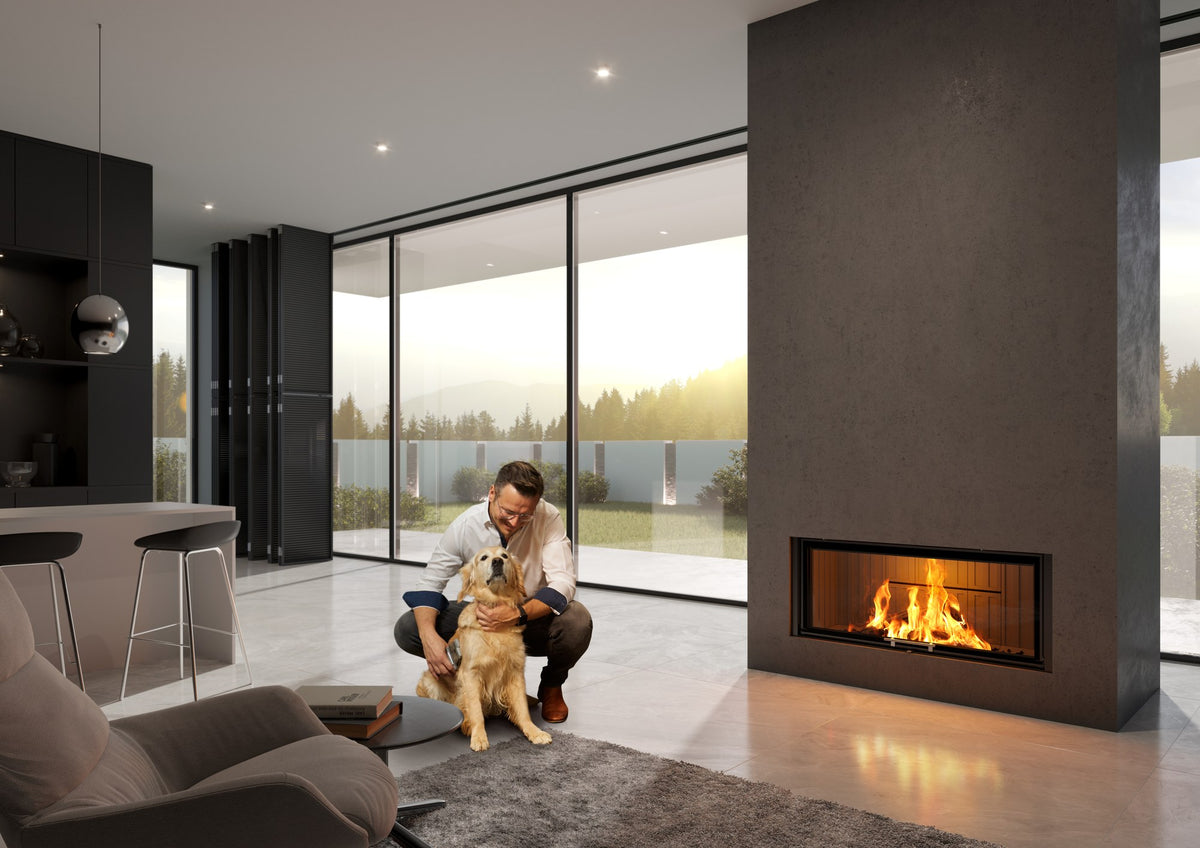 Spartherm Varia B-120h, Cheminée-Einsatz, Raumbild