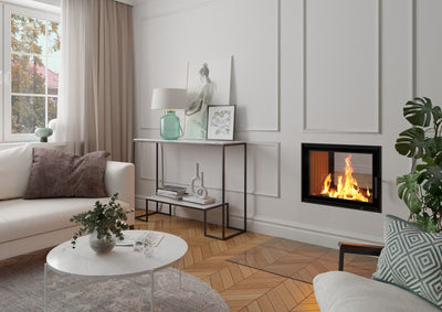 Spartherm Varia FD H2O, Cheminée-Einsatz, Raumbild