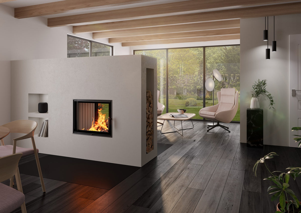 Spartherm Varia FD, Cheminée-Einsatz, Raumbild