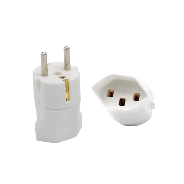 Übergangsstecker 3-polig von Schuko zu Typ 23
